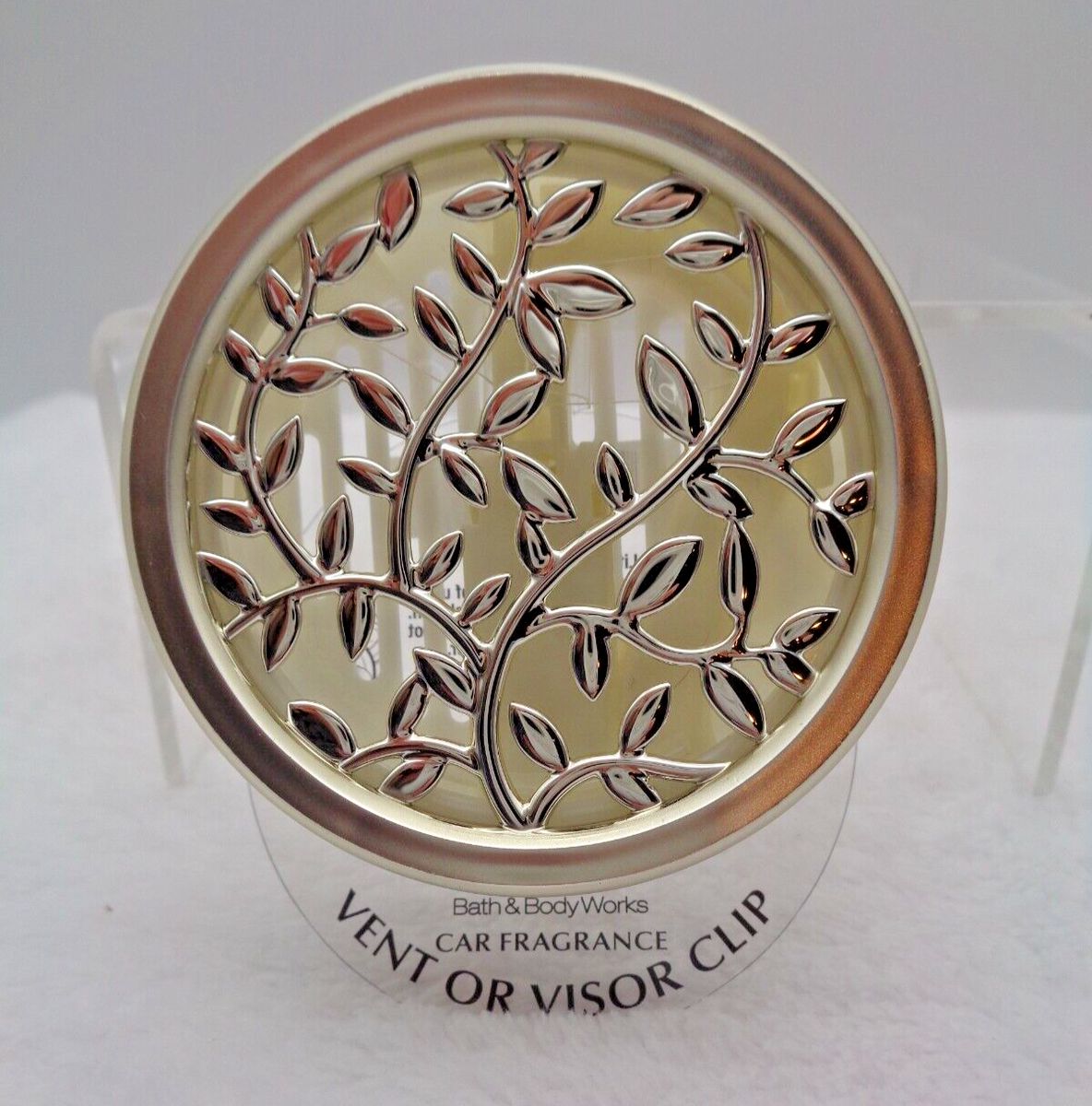 car fragrance holder silver