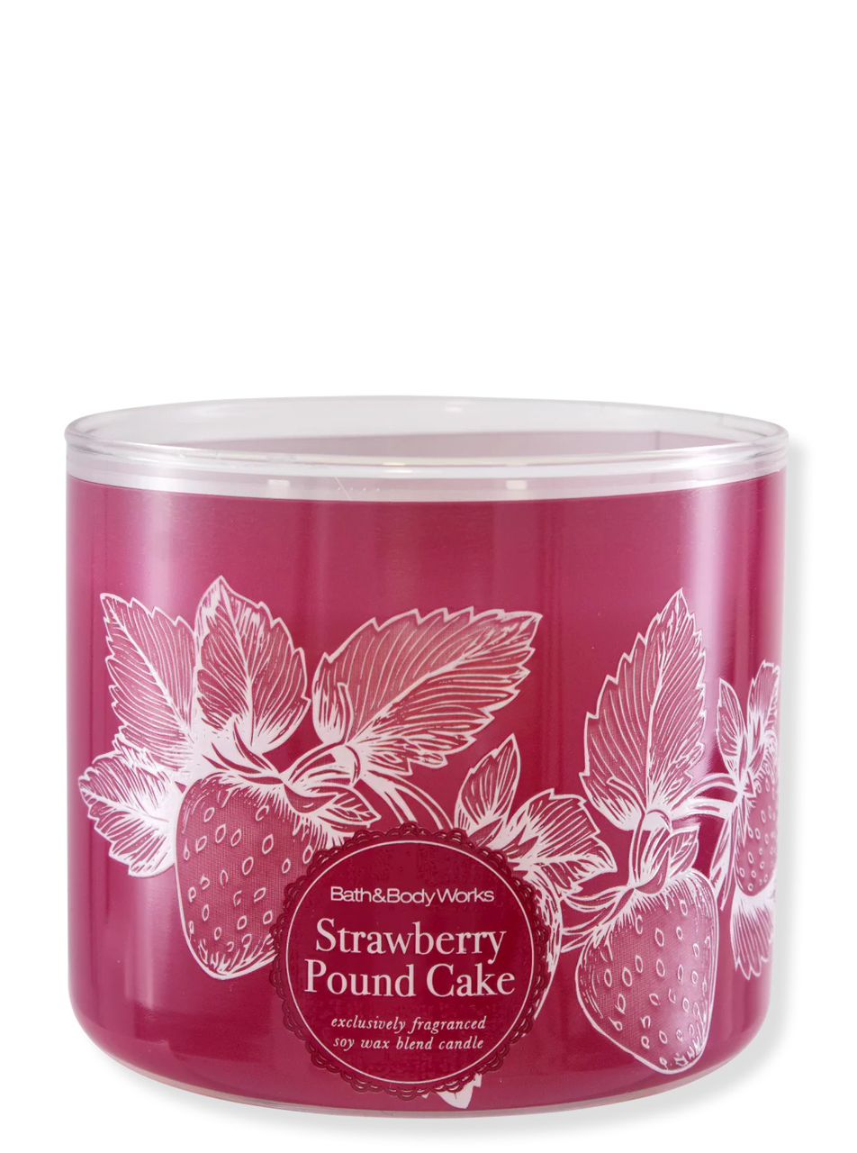 Strawberry Pound Cake Big