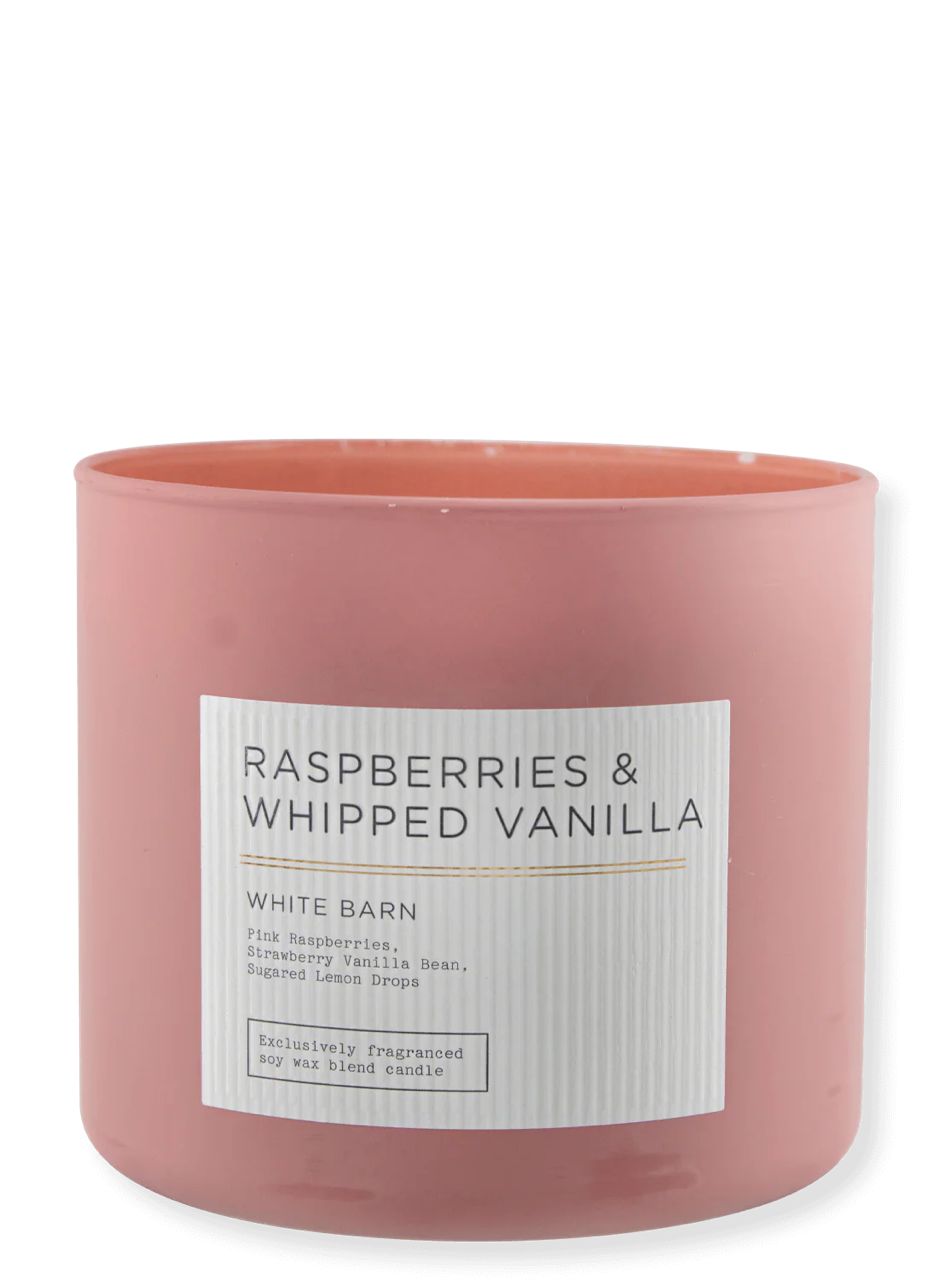 raspberries & whipped vanilla big