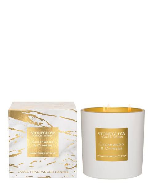 cedarwood and cypress candle