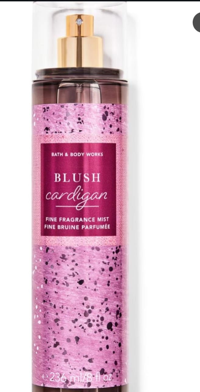 blush cardigan body mist