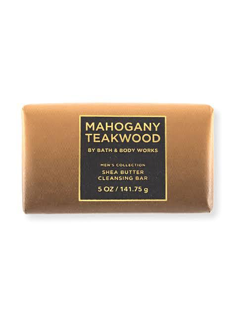 mahogany teakwood bar soap