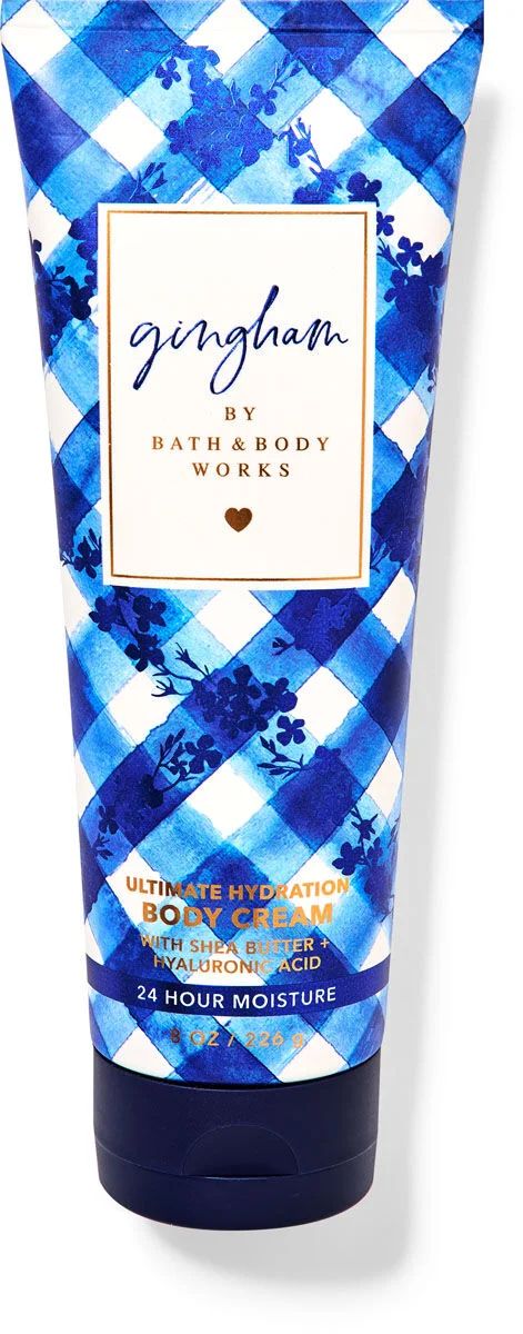 gingham body cream