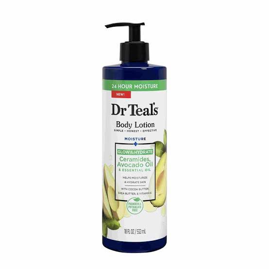 Dr Teals Glow & Hydrate Ceramides, Avocado Body Lotion