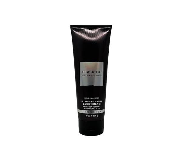 black tie body cream