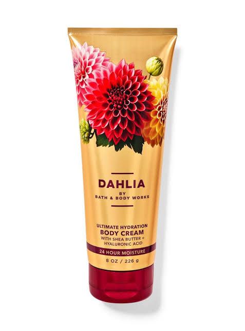 dahlia body cream