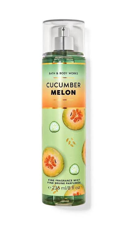 cucumber melon body mist